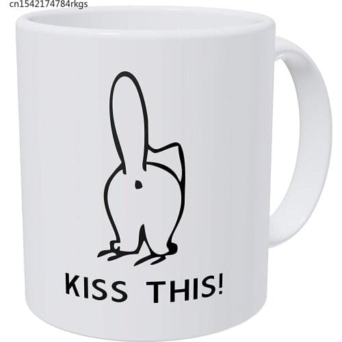Cat Kiss This 11 Ounces Gift Funny Coffee Mug