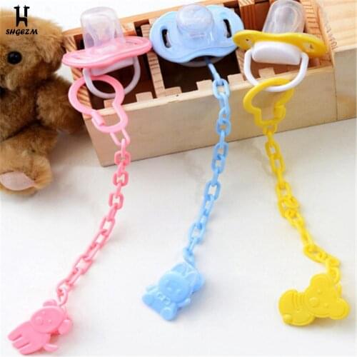 Baby Pacifier Anti-chain Safety Clip Baby Plastic Pacifier Chain Clip Chain Baby Pacifier Holder Anti-dropper For Baby