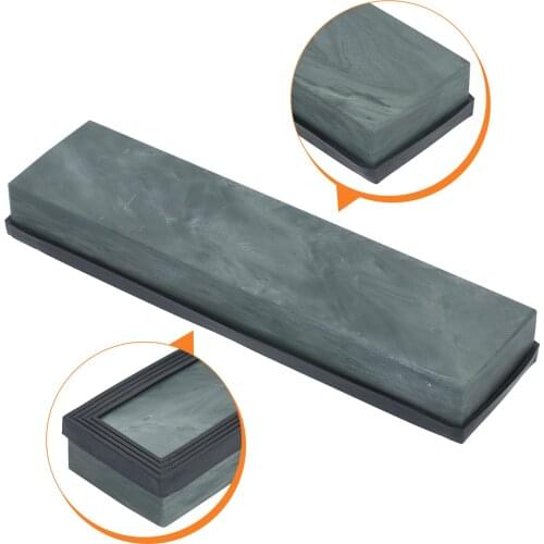 5000 Grit Sharpening Stone Cutter Polishing Stone with Rubber Stone Holder Fine Whetstone Grindstone 200*50*25mm Sharpener Stone
