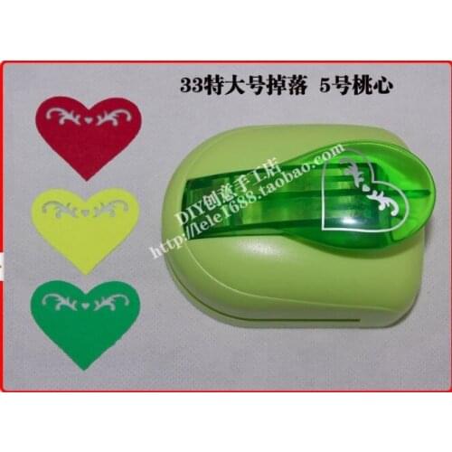 New Super Large Size Shaper Punch Craft Scrapbooking heart shape Paper Puncher DIY tools 1pc No-5
