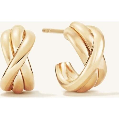 2021 New Gold Color Earrings For Women Multiple Trendy Round Geometric Drop Statement Earrings Fashion Party Jewelry Gift