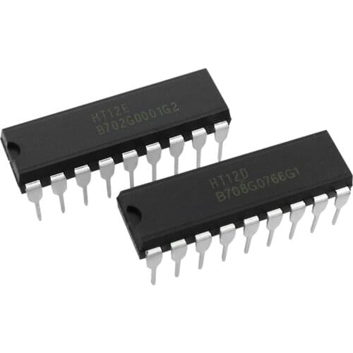 25PAIR 25PCS HT12D and 25PCS HT12E DIP20 . HT-12D+HT-12E new original new