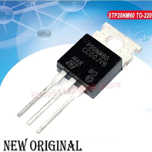 5 Pieces) P20NM60 STP20NM60 TO-220 600V 20A