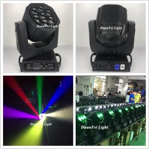 6lot LED bee eyes beam 7x15w RGBW 4in1 Led Zoom DJ DMX Disco Beam Wash lyre
