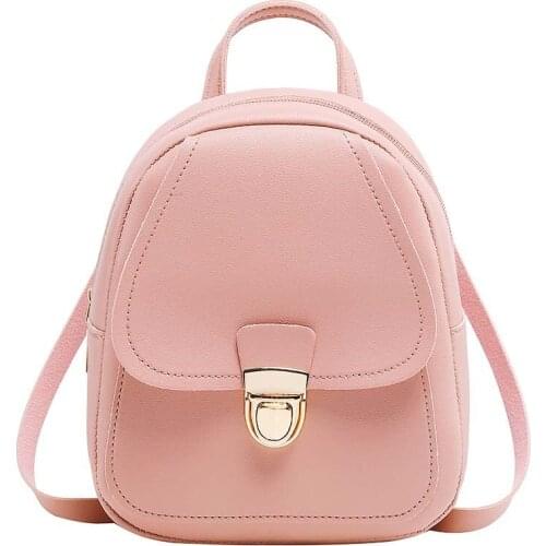 8PCS / LOT Korean Style Girls Backpack Small Fashion Multi-Function Back pack Women Shoulder Hand bags Female Bagpack