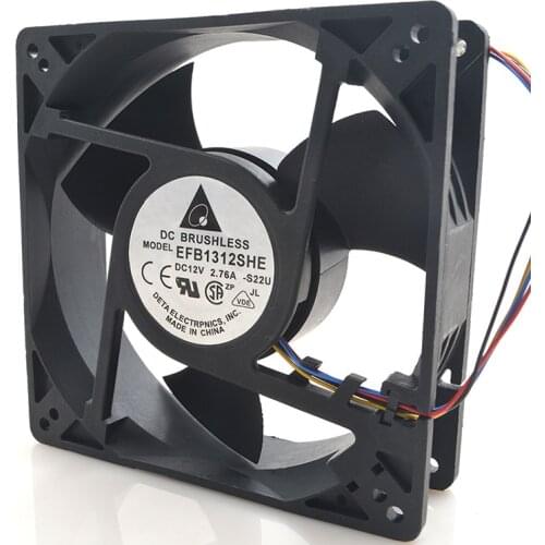 Free Delivery. EFB1312SHE 12 v 2.76 A 13 cm 12738 modified refrigeration cooling fan violence