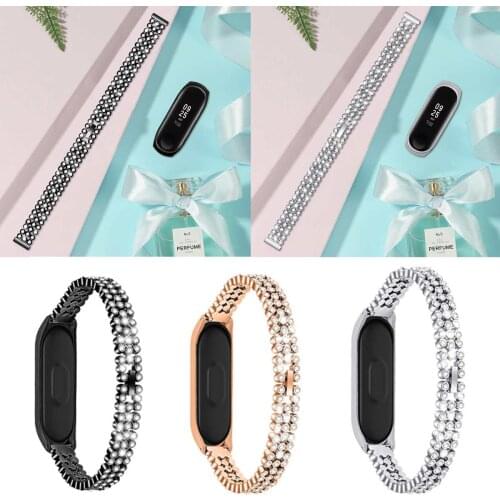 210mm Bracelet Stainless Steel Watch Band For Xiaomi Mi Series 3/4 High Quality Watch Band Bangle Replacement Strap