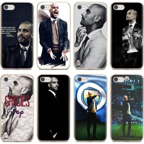 Cell Phone Case For Samsung Galaxy S7 S8 S9 S10E S20 FE Note 10 20 Edge Lite Plus Ultra Coach-Pep-Guardiola-World-Soccer