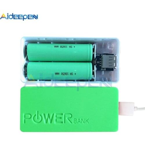 2X18650 USB Power Bank Battery Charger Case DIY Box For iPhone For Home Smart Phone MP3 Electronic Mobile Charging Box Tool