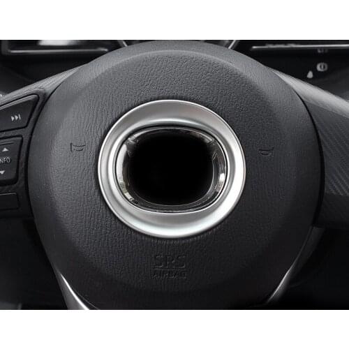1pc abs for MAZDA CX-5 cx-4 ATENZA Steering wheel logo Decorative ring (without logo)