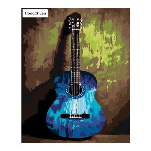 Guitar Figure Fast Delivery 5D DIY Square/Round Diamond Painting Embroidery Mosaic Home Decoration Cross Stitch Gift New Year
