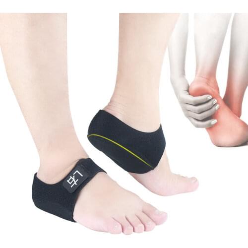 Gel Heel Pad Pain Relief for Plantar Fasciitis Sock Worn in Shoes Thin Heel Spur Foot Skin Care Protectors Heel Sleeves