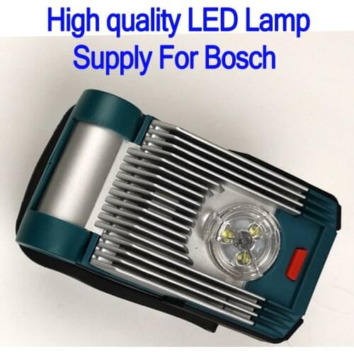 14.4V/18V Li-ion LED Work Light Flash Light Site Light Torches For Bosch battery Electric Tool Home Construction free shipping