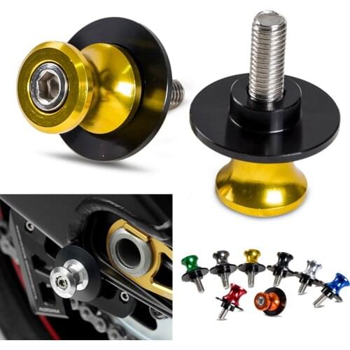 Motorcycle 8mm Swingarm Spool Slider For Suzuki GSR750 GSXR600 750 1000 1300 Hayabusa SV1000 SV650 TL1000R/S SFV650