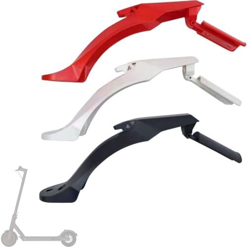 New Rear Fender and Tail Light Set for Xiaomi M365 With Bracket Adjustable Licence Plate Reflective Sticker Escooter Parts