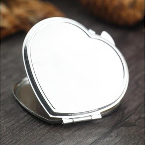 Personalized Wedding Gift And Favor Purse Bag Heart Make-Up Mirror Baby Bridal Party Favors LX4443