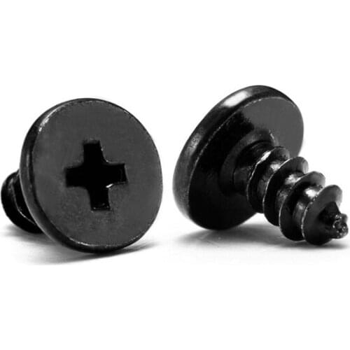 CA flat head flat head self-tapping screw cross thin head self-tapping sharp tail mobile phone screw M1.2M1.4M1.7M2M2.5M3