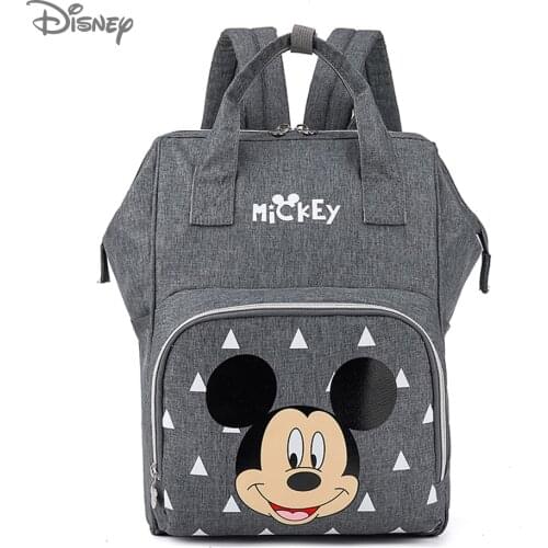 Disney Minnie Mickey Diaper Bag Backpack for Mummy Maternity Bag for Stroller Bag Large Capacity Baby Nappy Bag Organizer New