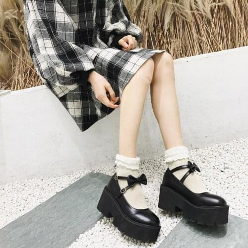 Spring fall Gladiator Shoes Woman Thick Heel patent leather Women punk shoes High Heels office shoes women prom shoes LJA959