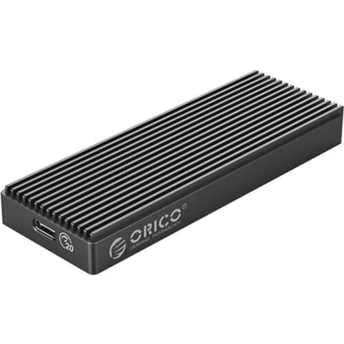 ORICO USB 3.2 Type-C Mobile SSD External Case 20Gbps High Speed M.2 NVMe M Key M Key Solid State Drive Enclosure