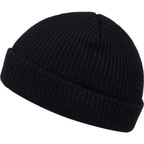 High quality fashion pure color wool hat autumn winter mens and womens hip hop knitted hats warm hat outdoor wild casual caps