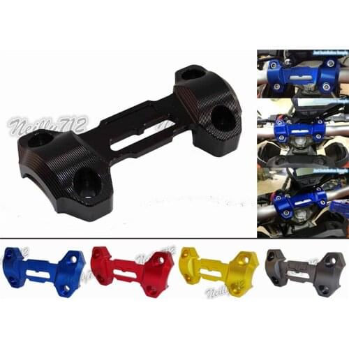 Motorcycle Handlebar Fat Bar Riser Clamp Top Cover Support For Yamaha MT-09 FZ-09 2014 2016 2016