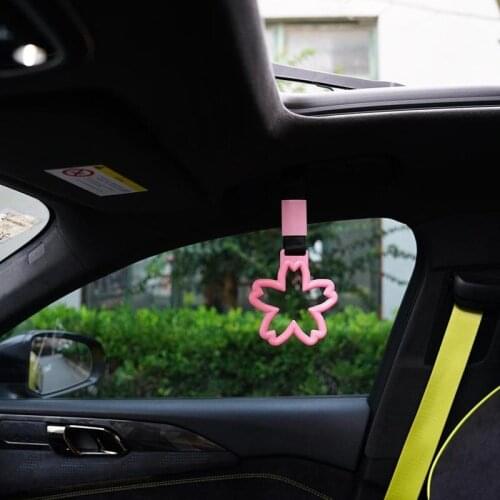 1Pc Tsurikawa Ring Heart JDM Train Bus Handle Hand Strap Drift Charm Strap Drift Auto Accessories Car Styling