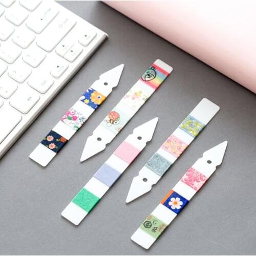 1 Pcs Creative Portable Washi Tape Sub-package Board Arrow PVC Card Tape Dispenser