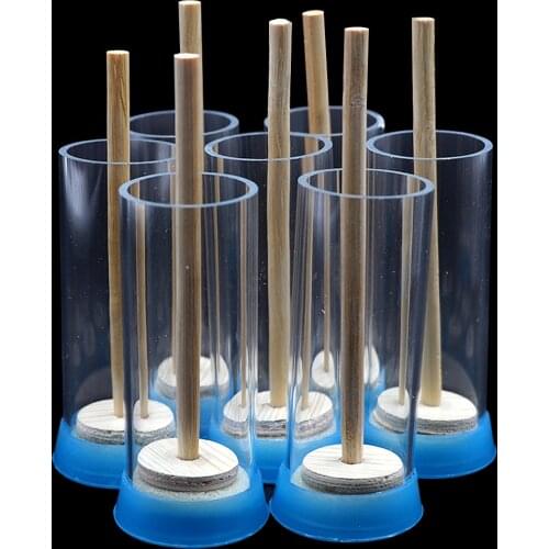 10 Pcs Bee Queen Marking Catcher Queen Marker Bottle Plunger Plush Tool Beekeeper Tool Garden Beekeeper Queen Bee Catcher