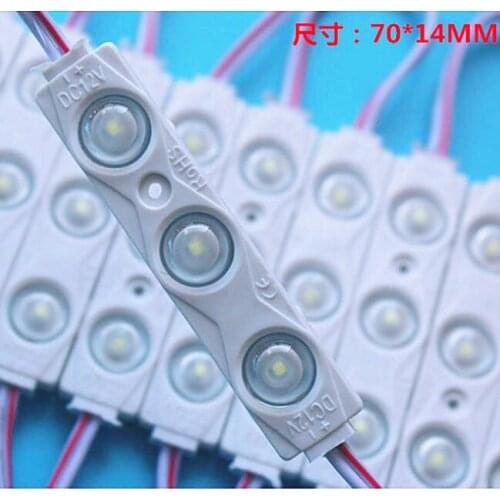 2835 LED Module for Advertising sign and Channel Letter IP67 1.5W DC12V Wide Beam angle with Lens injection led module
