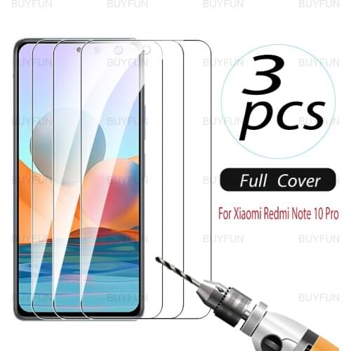3Pcs Screen Protector ForXiaomi Redmi Note 10 Pro 6.67 inch tempered glass for xiaomi xaomi redmy note 10 pro Anti-scratch film