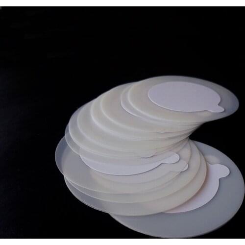 40pcs/lot Disposable Eyelash glue holder Pallet Easy helpful Eyelash Extension glue pads stand on eyelash jade stone