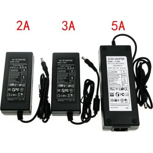 Power Adapter Supply AC to DC 5V 12V 24V 1A 2A 3A 5A 6A 8A Lighting Transformer For Led Strip 5 12 24 V Power Supply LED Strip