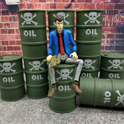 1/12 scale soldier scene accessories chemical medicine barrel oil barrel for 6 inch TBLeague PH Body model jiaou dolls toy