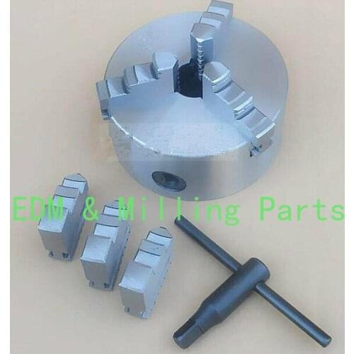 CNC Milling Machine Parts Three-Jaw Automatic Centering Chuck K125 Cylindrical For Bridgeport Mill Part