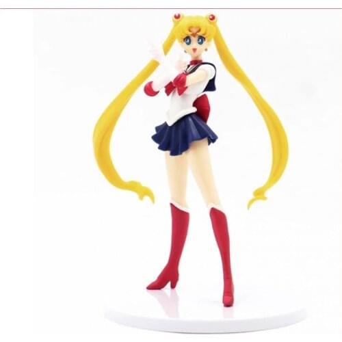 Spotify Premium Lovely Sailor Moon Figure Pvc Figuras Anime Action Figure Collection Model Kids Toys for Girls Gift Ornaments