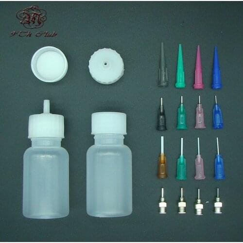 Mehndi Henna Tattoo JAC Bottle Painting 30ML,Henna Nozzle Applicator Drawing Bottle With Sealing Cap For Stencil Paste Cream Use