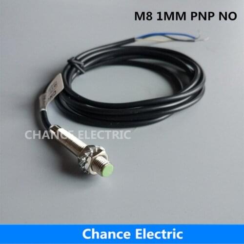 Inductive Proximity Sensor Switch 1mm Detect IM8-1-DPA DPB NO NC Switch M8 Cylinder PNP