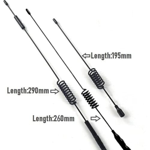 1/10 Scale Remote Control Car Model Simulated Climbing Car Short Card Simulated Antenna Signal Line National Flag RC Car Model