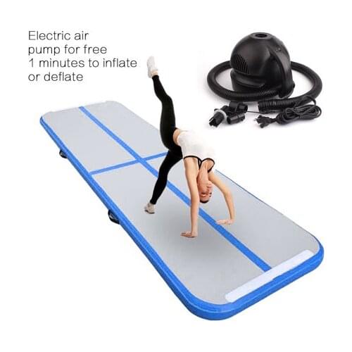 6/7/8M Inflatable Track AirTrack Gymnastics Tumbling Floor Trampoline Mats For Gymnast Gift Yoga/Training/Dance/Taekwondo/Gym