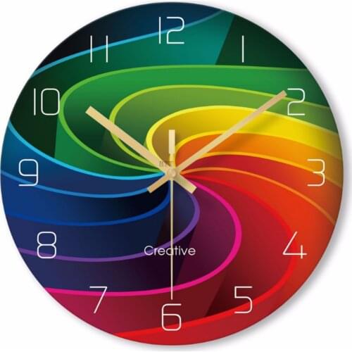 Universe Galaxy Starry Sky Wall Clock Silent Movement Wall Clock Children Room Museum Decorative Clock Quartz Hanging Clock