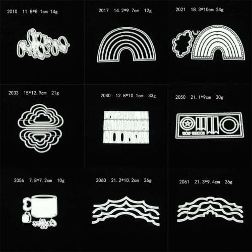 Cloud Rainbow Metal Cutting Dies 2021 New Diy Die Molds Scrapbooking Paper Making Die Cuts Crafts