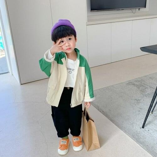 Cute Spring Autumn Boy Coat Overcoat Top Kids Costume Teenage Gift Children Clothes High Quality Plus Size