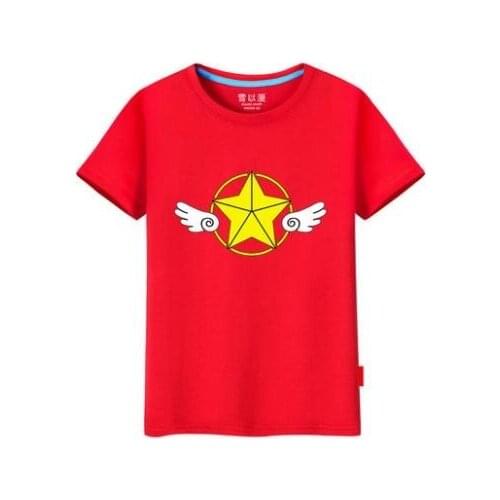 High-Q Unisex Anime Card Captor SAKURA Cotton Casual T-Shirt Tee T Shirt Tops