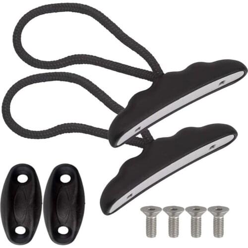 Kayak Carry Handle Kit With Pad Eyes & Stainless Steel Screws Practical Kayak Accessories For Canoes Fishing Boats Rubber Boats