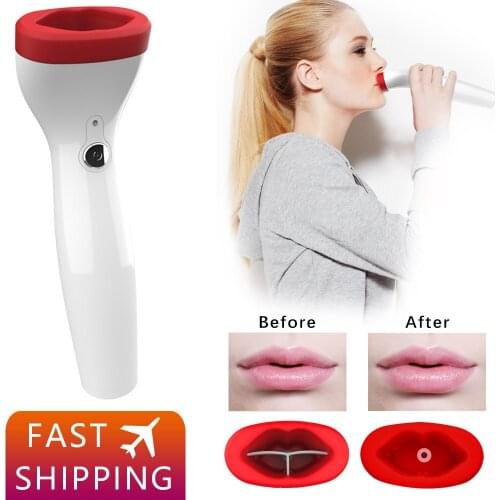 Silicone Electric Lip Plumper Device Female Portable Beauty Instrument Fuller Bigger Thicker Lips Personal Care Mouth Lifting