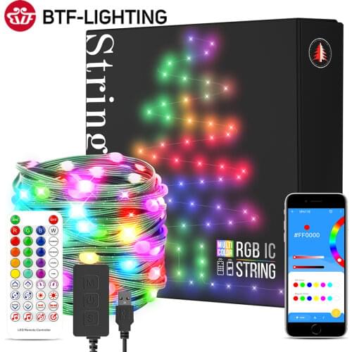 WS2812B Pixels RGB LED Module Heatsink Board Nodes 50 LED per String Addressable Individually Power by USB Plug Battery Box DC5V