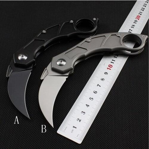 Quartermaster Claw M390 Folding Knife Titanium Alloy Handle Hunting Survival Tactical Pocket Knifes Multi Tools EDC Xmas Gift