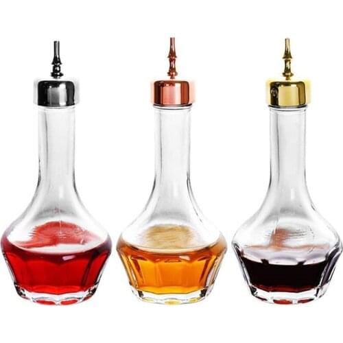 30ml 50 ml Glass Bitters Bottle with Dash Top Cocktail Bitters Bottle Great for Bartender, Home Bar