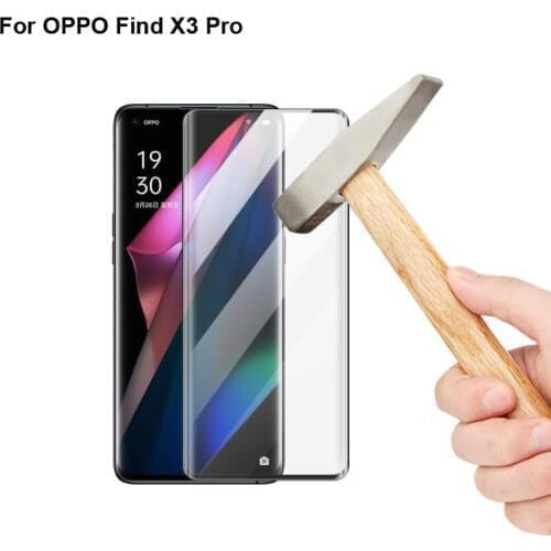 1PC For OPPO Find X3 Pro 3D Tempered Glass Film Screen Protector Protective Full Cover Protection For OPPO Find X 3 Pro